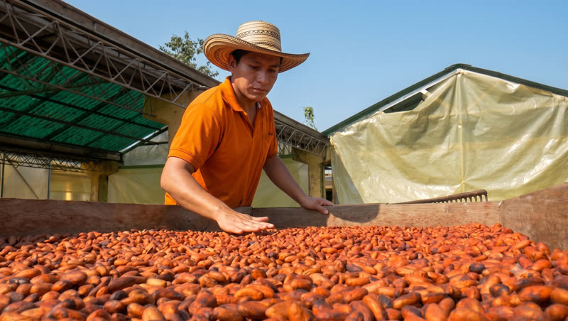 Fermentación en cajones de madera